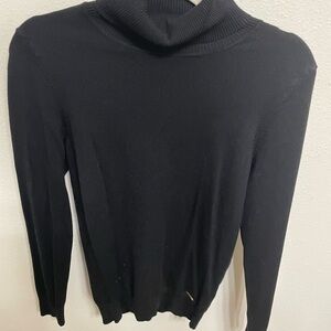 Calvin Klein Classic Black Cowl Neck Sweater
